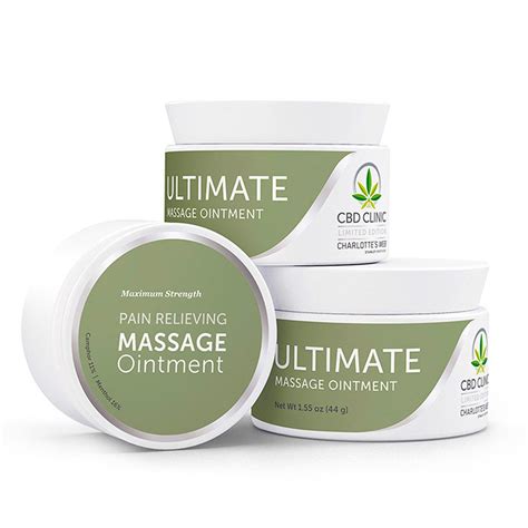 Cbd Clinic™ Ultimate Massage Ointment My Cbd Solution