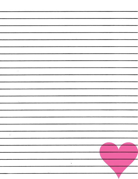 Free Printable Lined Paper Download Printable Lined Paper Template