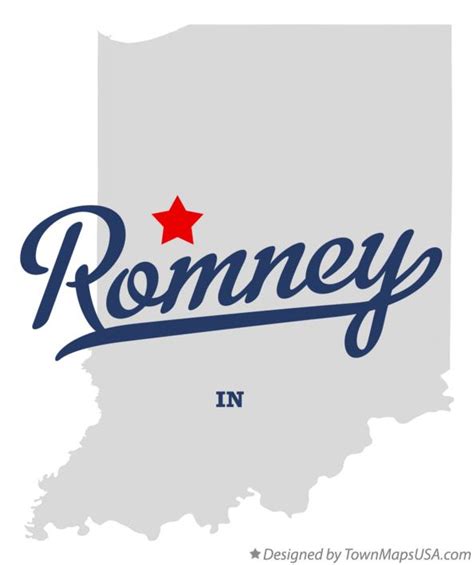 Map Of Romney In Indiana