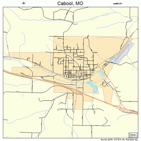 Cabool Missouri Street Map 2910288