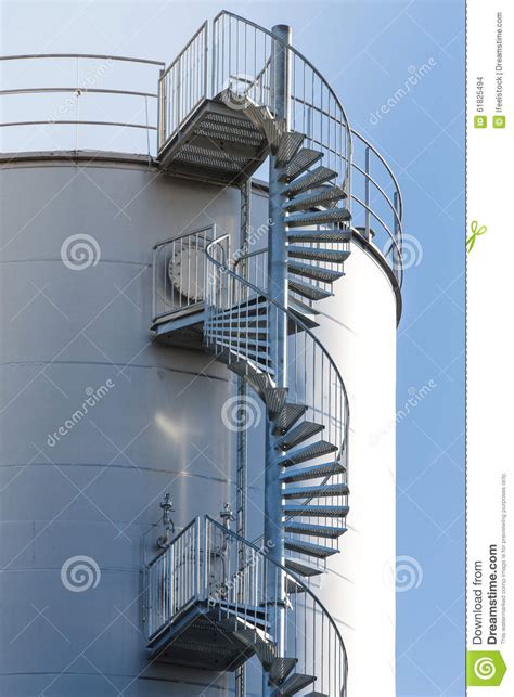Industrial Spiral Stair Circular Stock Photo Image Of Architecture