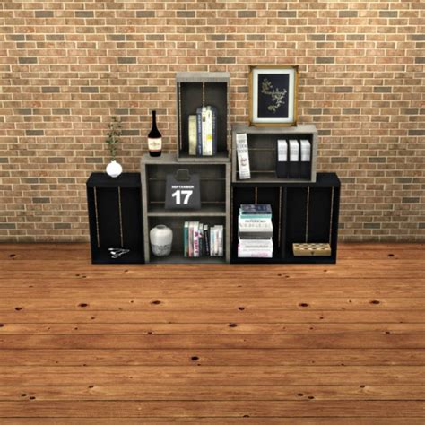 Leo 4 Sims Shelves Sideboard Sims 4 Downloads