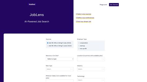 Kadoa JobLens 🌟 Let AI Find Your Dream Job | Futureen