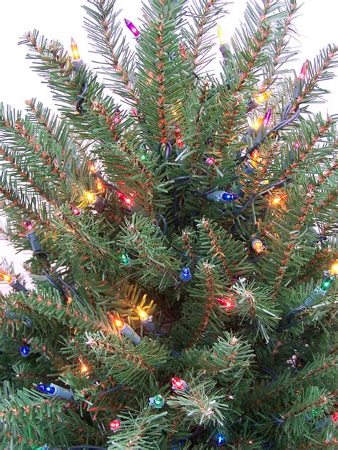 101619 Douglas Fir Artificial Christmas Tree Prelit Surelit Multi
