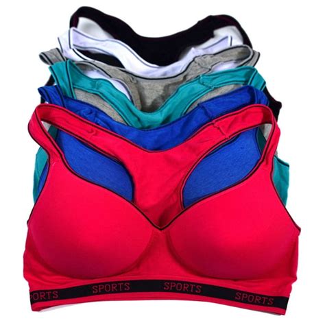 viola s secret viola s secret women bras 6 pack of cotton sports bra with b cup c cup d cup