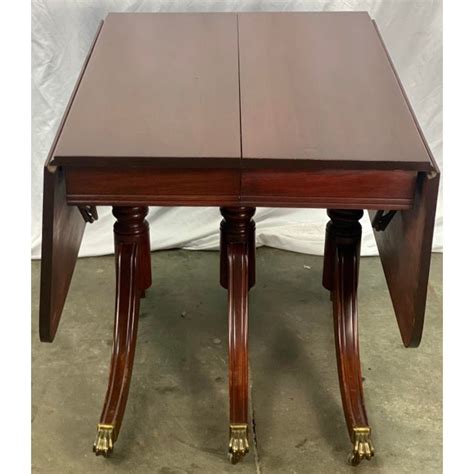 Vintage Mahogany Duncan Phyfe Drop Leaf Extension Dining Table Chairish