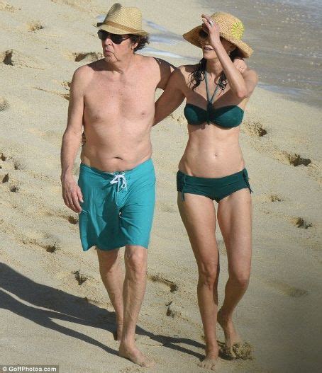 Sir Paul Mccartney Enjoys A Romantic Stroll On The Beach With Wife Nancy Shevell During St Barts