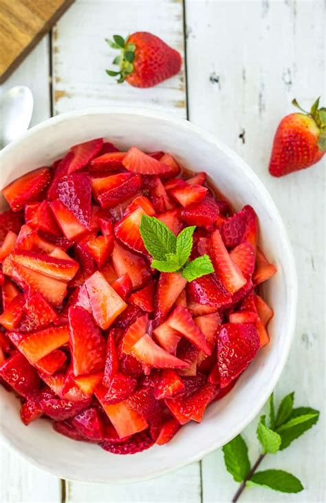Sugared Strawberries Macerated Strawberries Sustainable Cooks