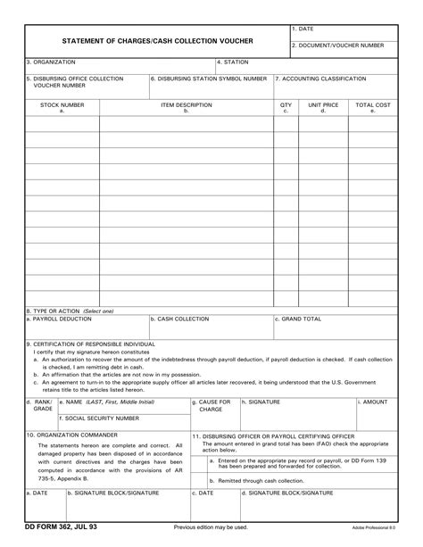 Military Army Pdf Forms Fillable And Printable