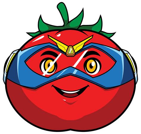Tomato Superhero Mascot Vector Art At Vecteezy