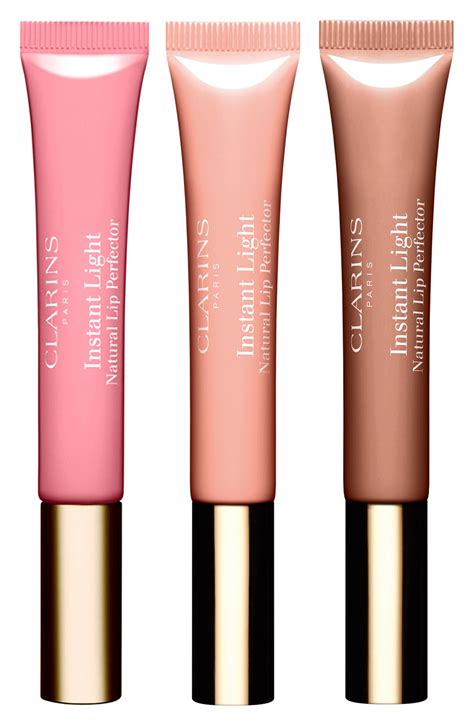 clarins gloss and perfect instant light lip perfector trio limited edition 69 value nordstrom