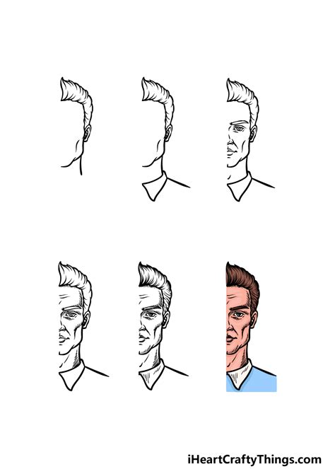 Half Face Drawing How To Draw A Half Face Step By Step 2023
