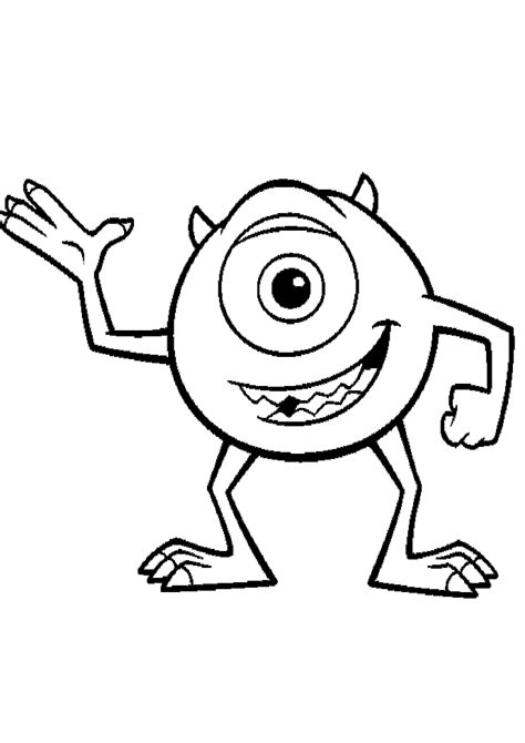 Sully monsters inc coloring pages to disney com sg the. Monster inc coloring pages to download and print for free