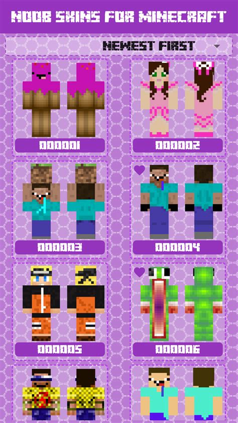 Noob Skins For Minecraft Peukappstore For Android