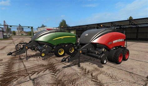 Fs17 John Deere And Case Ih Square Baler V10 Farming Simulator Mod