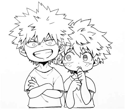 Deku Coloring Pages Printable