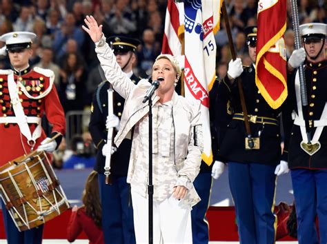 Pink Singing The National Anthem With The Flu Won The Super Bowl Before