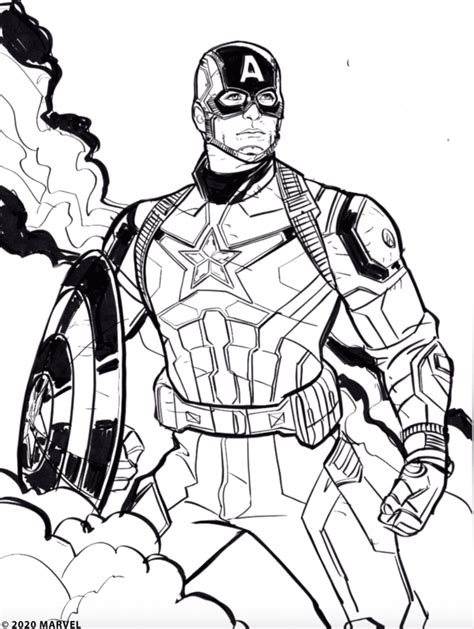 Learn How To Draw Captain America With Marvel Studios Ryan Meinerding