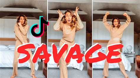 savage tiktok dance tutorial learn savage lucie fink youtube
