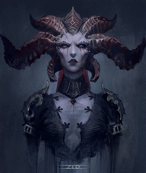 Lilith By Z Ed On Deviantart In Dark Fantasy Demon Art Alien Concept Art