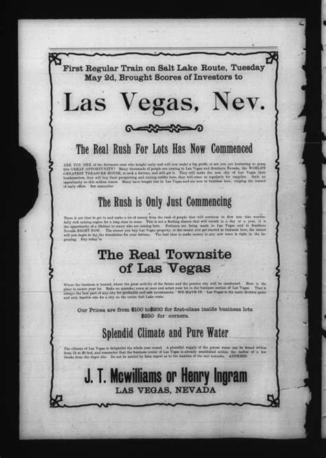 Amazing Early Las Vegas Archives 1905 1947 Now Available Online Thanks