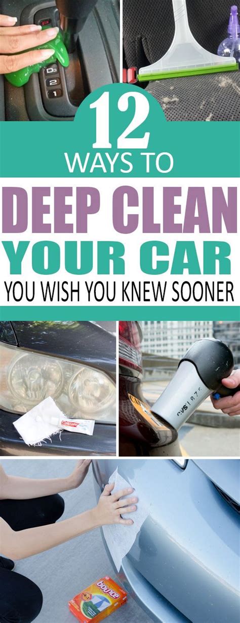 12 Budget Friendly Ways To Deep Clean Your Car Clean Your Car Deep