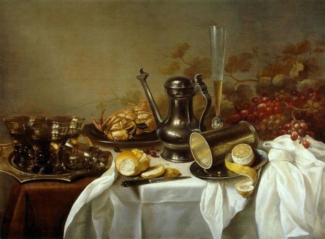 Still Life With Pieter Claesz Private Collection Dutch And Flemish