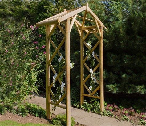 The Rustic Rose Arch Is A Popular Product Because The Trellis Is Ideal
