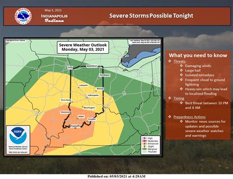 Nws Hail Damaging Winds And Possible Tornadoes Could Happen Monday