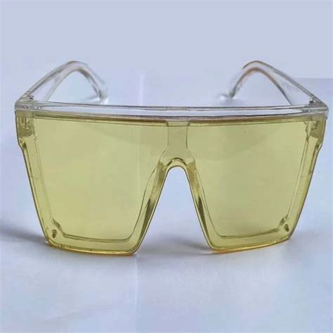 Square Plastic Yellow Sunglass Goggles At Rs 70 In New Delhi Id