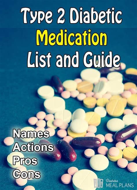 Diabetes Mellitus Type 2 Medication List