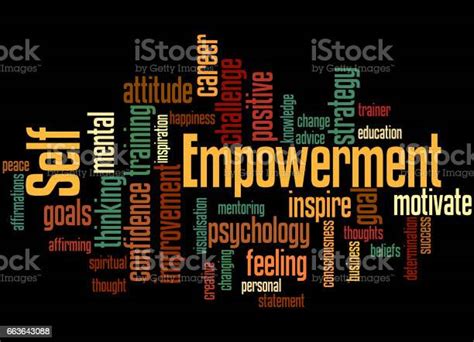 Self Empowerment Word Cloud Concept 2 Stock Illustration Download