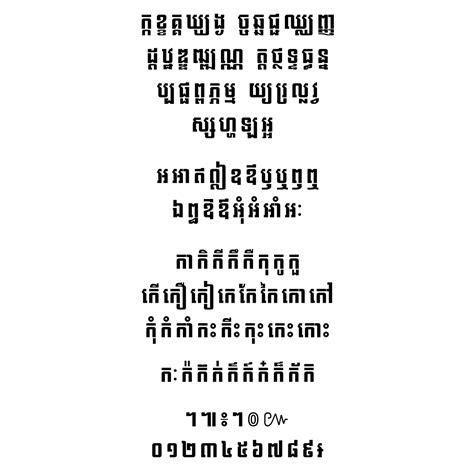 Kh Koulen Khmer Fonts — ពុម្ព អក្សរ ខ្មែរ — Polices Khmères
