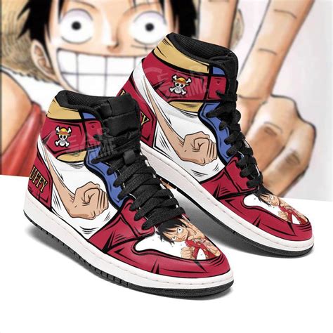 Roger was known as the pirate king, the strongest and most infamous being to have sailed the grand line. Luffy Shoes Jordan Gomu Gomu Skill One Piece Sneakers ...
