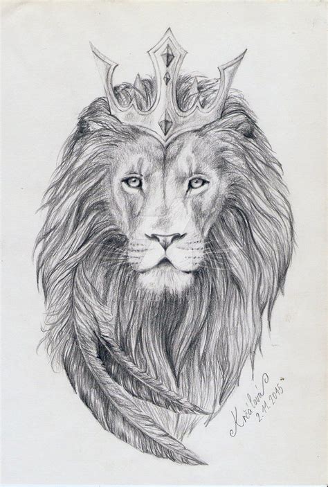 Crown Lion Sketch Art Wallpaper Best Wallpaper HD Lion Sketch Lion