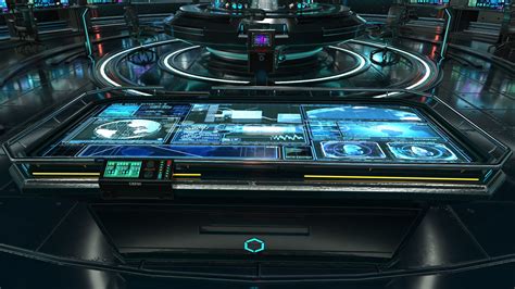 Sci Fi Interior Station 3d Model Cgtrader