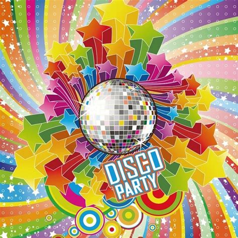 Disco 70s 70s Party Ball Fabric Wall Backdrop Banner Decoration