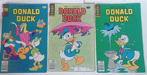 Donald Duck Walt Disney 19781979 Series X 3 Comics 6684