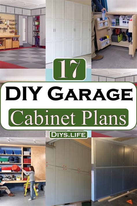 17 Diy Garage Cabinet Plans For Organization Diys