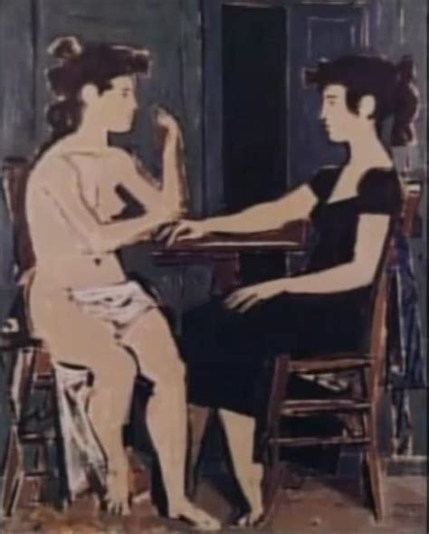 Reproductions D Art De Mus E Deux Filles Assises De Yiannis Moralis