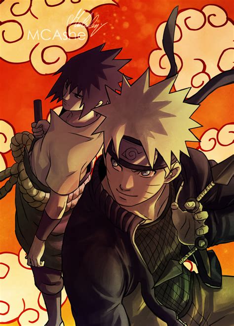 Artstation Naruto And Sasuke Artwork