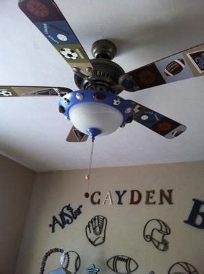 Dhgate.com provide a large selection of promotional boys room ceiling light on sale at cheap price and excellent crafts. Custom All Star Sports Nursery Ceiling Fan: Decorating our ...