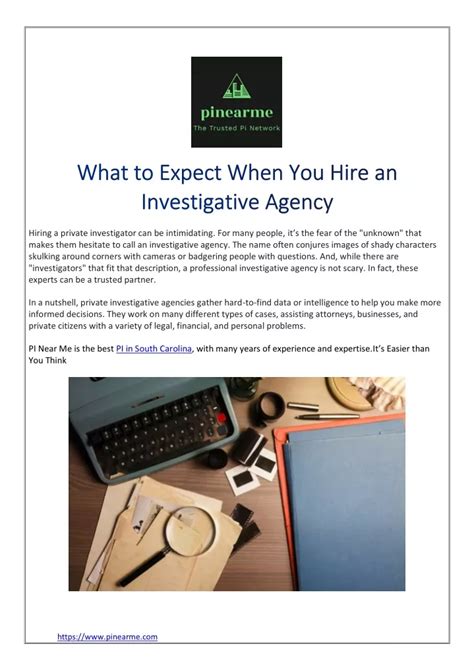 Ppt What To Expect When You Hire An Investigative Agency Powerpoint