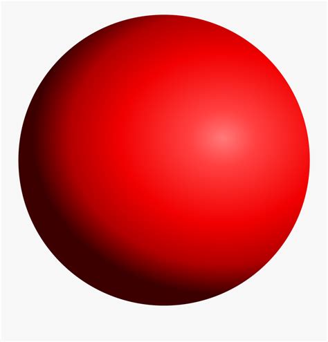 Clip Art Shaded Sphere Red Circle Sphere Free Transparent Clipart