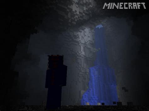 Hd wallpapers and background images. MineCraft - Waterfall Cavern by Dehlak on DeviantArt