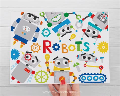 Classroom Treasures Robot Clipart Clip Art Library
