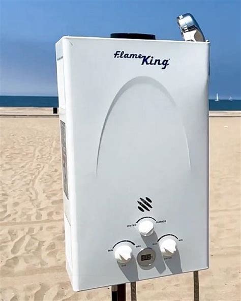 Buy Flame King Tankless Outdoor Portable Camping Hot Shower Propane Gas