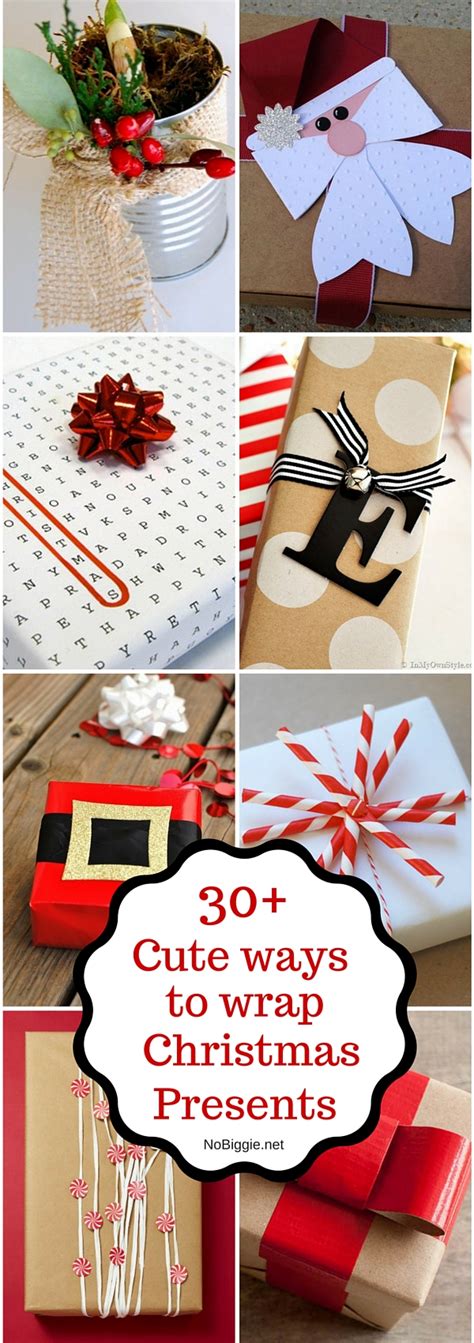 Unique gift wrapping ideas for christmas. 30+ Christmas Wrapping Ideas - NoBiggie