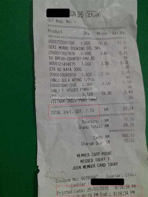 This paper is also expected to provide a better. Supermarket already charging GST? - BorneoPost Online ...