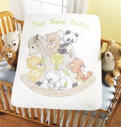 Check spelling or type a new query. Bucilla Baby 45609 Stamped Cross Stitch Crib Covers ...